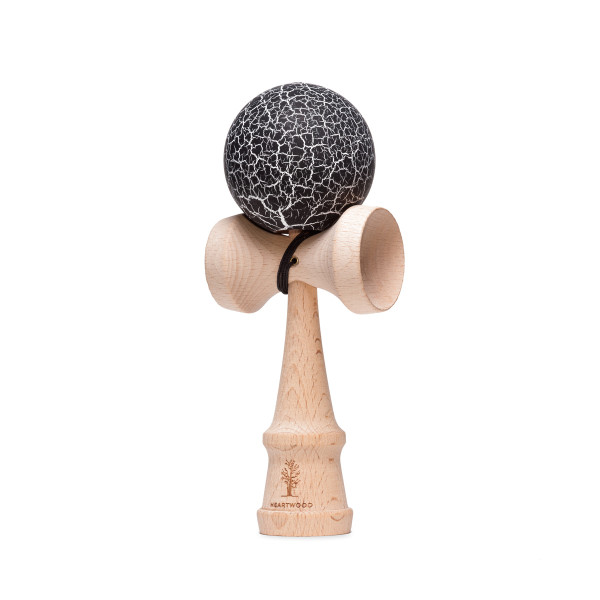 Heartwood Kendama Grunge Charcoal Black