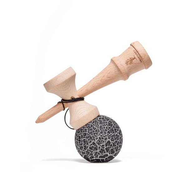 Heartwood Kendama Grunge Charcoal Black side