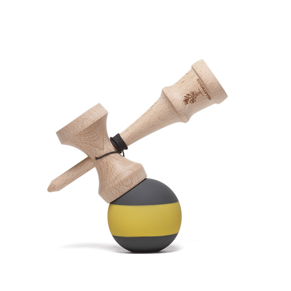 Heartwood Kendama Stripe Bee side