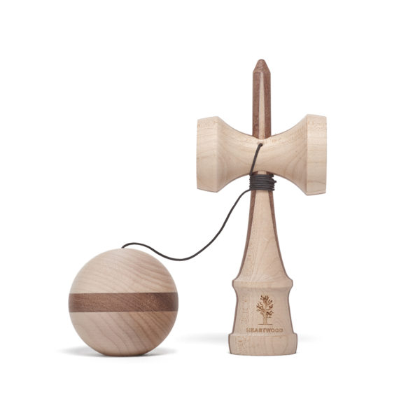 Heartwood Kendama Nature series - Two Face Walnut unmounted