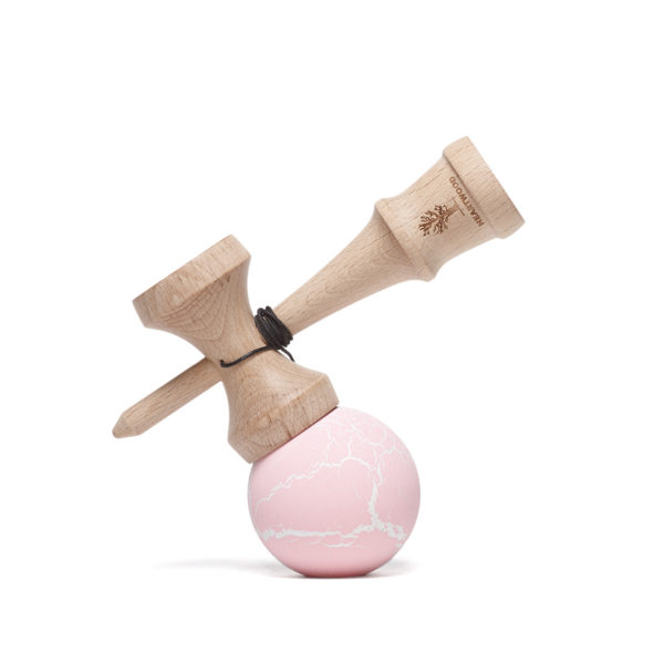 Heartwood Kendama Grunge Panther Pink side