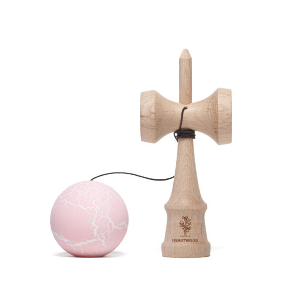 Heartwood Kendama Grunge Panther Pink unmounted