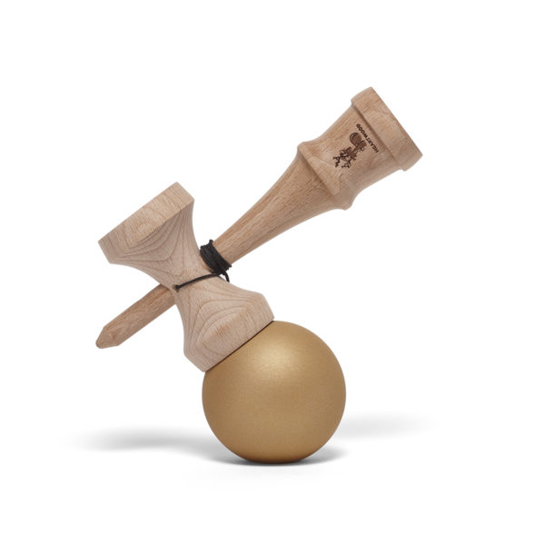 Heartwood Kendama Solid Gold side