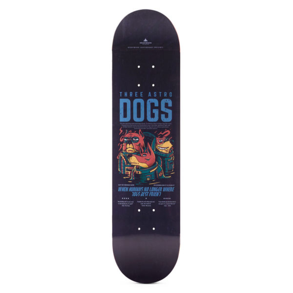 Heartwood Skateboards - Astro Dogs 7.75" deck only